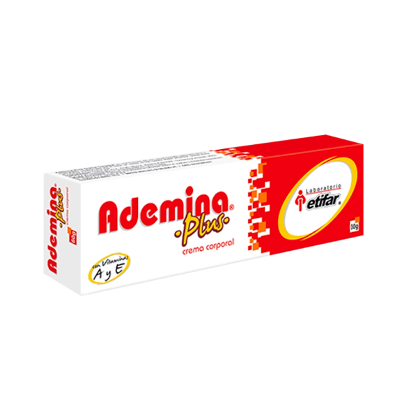 Ademina Plus Óxido De Zinc,Vitamina A,Vitamina E Crema x 30g Etifar