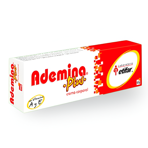 Ademina Plus Óxido De Zinc,Vitamina A,Vitamina E Crema x 60g Etifar