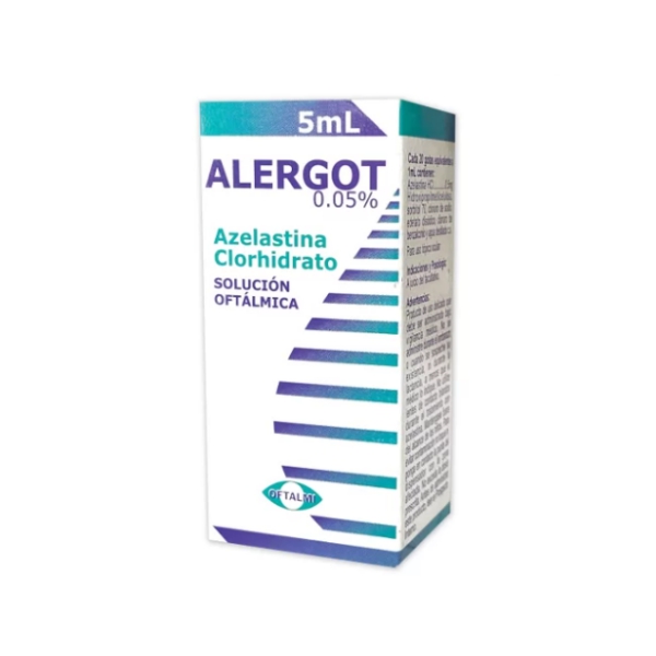 Alergot Azelastina 0.05% Solución Oftálmica X 5ml Oftalmi