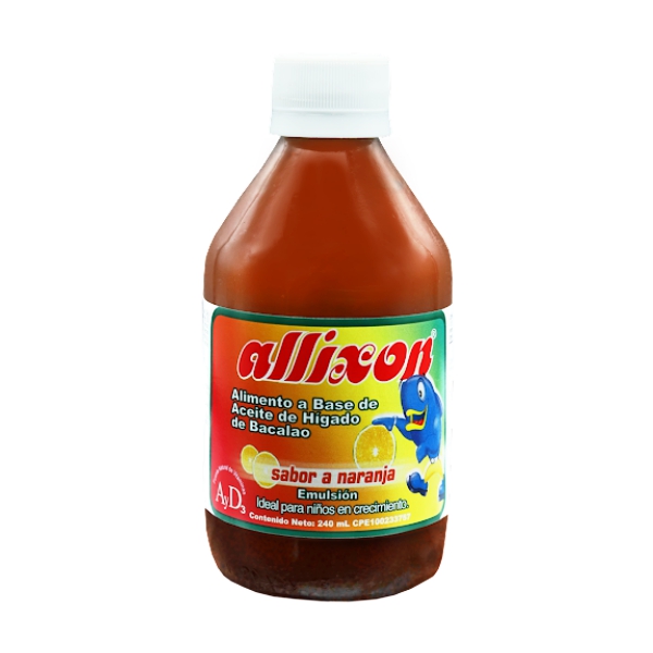 Allixon Multivitamínico Jarabe Pediátrico Sabor Naranja 240ml Genven