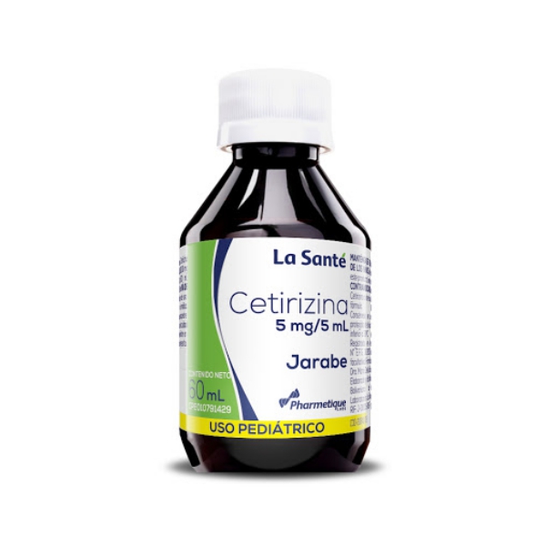 Cetirizina Jarabe Pediátrico 5 mg/5ml 60 ml La Santé