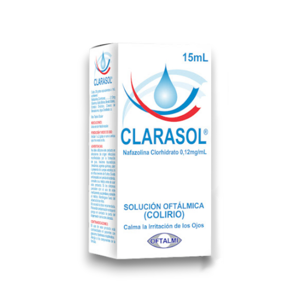 Clarasol Nafazolina Solución Oftálmica 15 ml Oftalmi