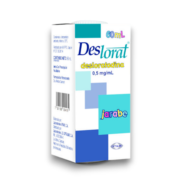Deslorat Desloratadina Jarabe Pediátrico 0.5 mg/ml 60 ml Oftalmi