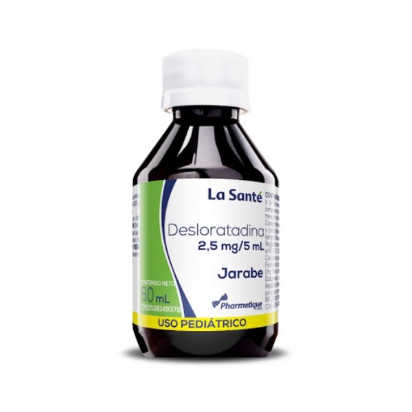 Desloratadina Jarabe Pediátrico 2.5 mg/5ml 60 ml La Santé