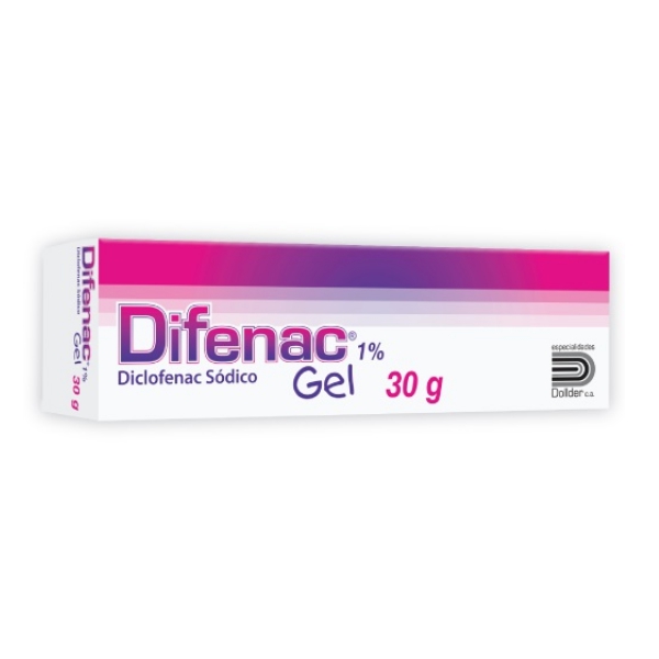 Difenac Diclofenac Sódico 1% Gel 30gr - Dollder