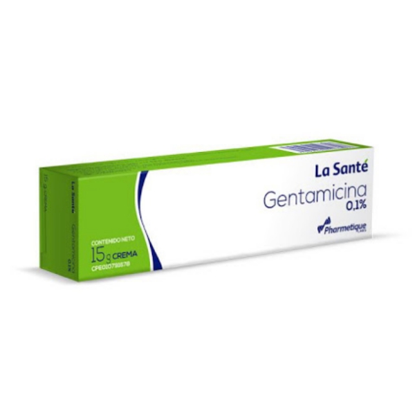 Gentamicina 0.1% Crema 15gr - La Santé