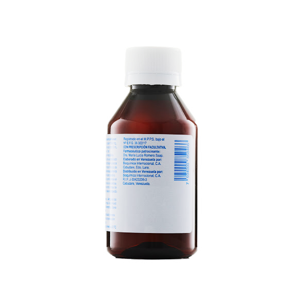Ibuprofeno 100mg/5ml Jarabe Pediátrico 120ml Bioquimica - Imagen 2