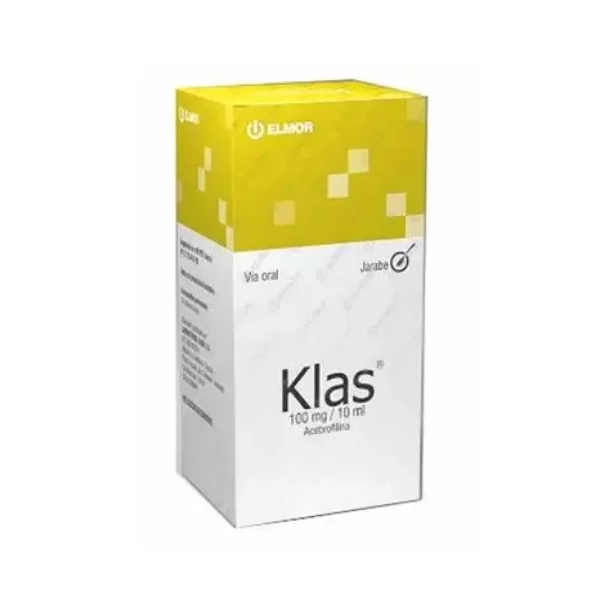 Klas Acebrofilina Jarabe 100mg/10ml 60 ml Elmor