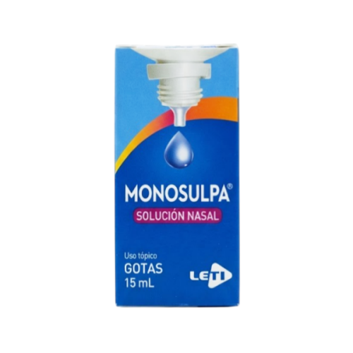 Monosulpa Clorfeniramina+Fenilefrina+Kanamicina Solución Nasal 15 ml Leti