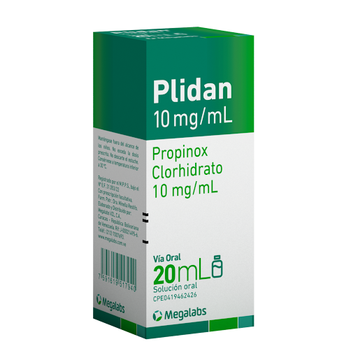Plidan Propinox Solución En Gotas 10mg 20ml Megalabs - Imagen 3