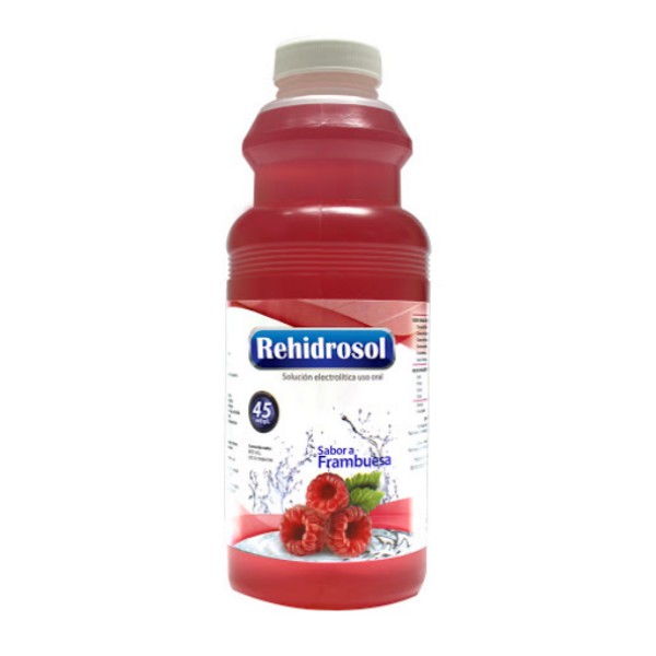 Rehidrosol Solución Oral Sabor a Frambuesa 600ml Behrens