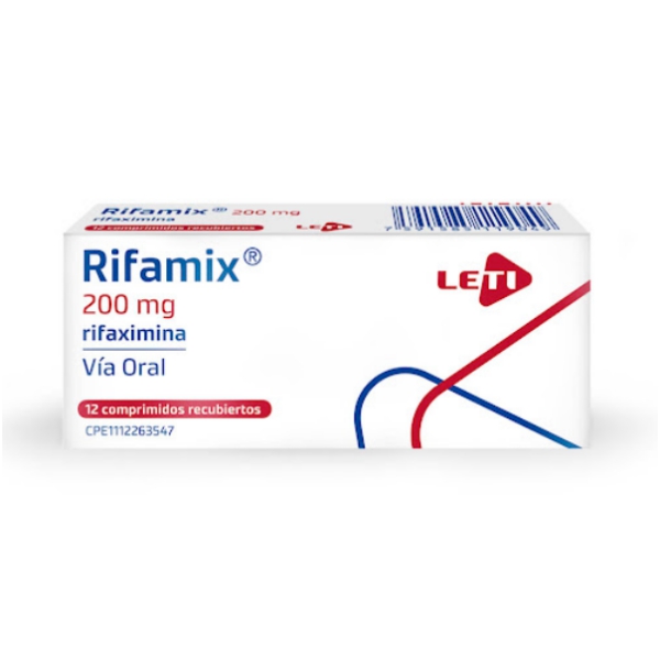 Rifamix Rifaximina 200mg x 12 Comprimidos - Leti