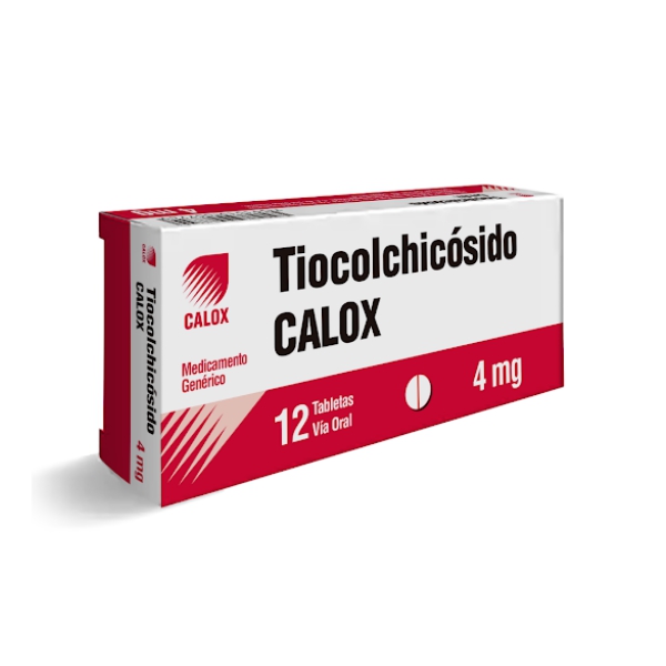 Tiocolchicósido 4mg x 12 Tabletas - Calox