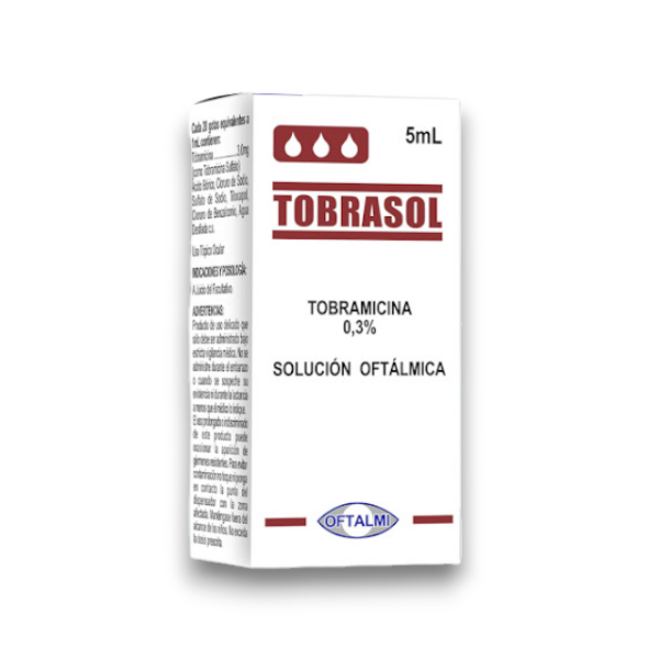 Tobrasol Tobramicina 0.3% Solución Oftálmica 5ml Oftalmi