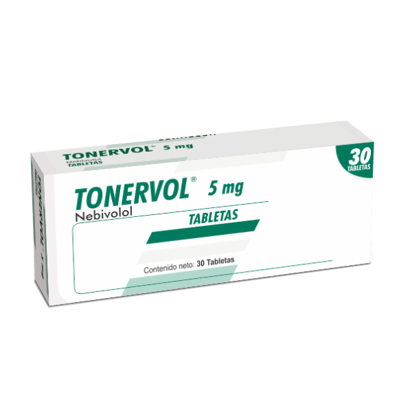 Tonervol Nebivolol 5mg x 10 Tabletas - Farma