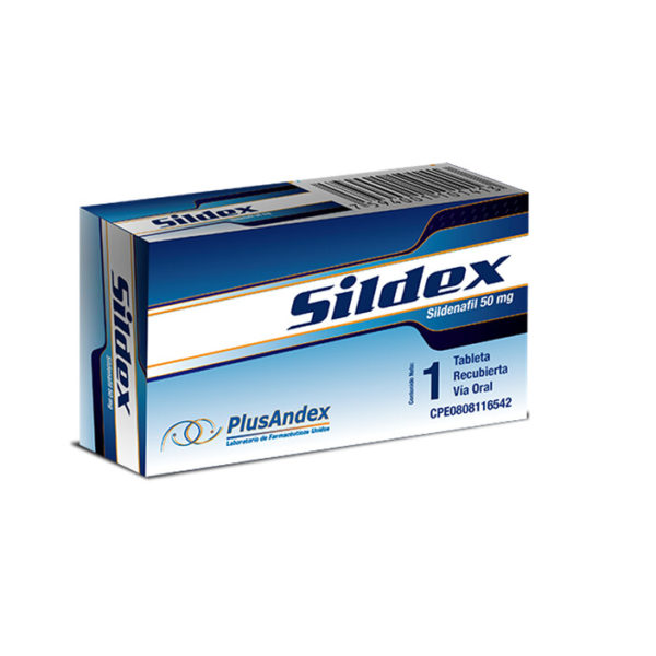 Sildex Sildenafil 50mg x 1 Tabletas - PlusAndex