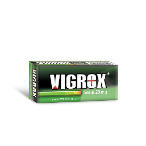 Vigrox Tadalafilo 20mg x 1 Tabletas - MCK