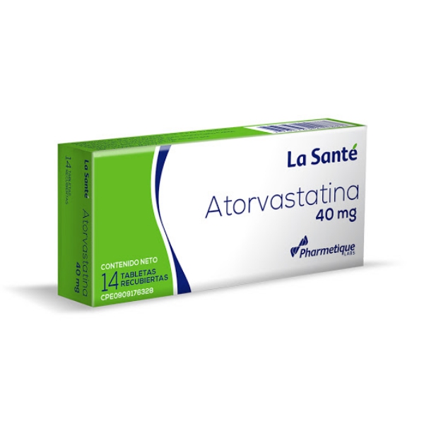Atorvastatina 40mg x 14 Tabletas - La Santé