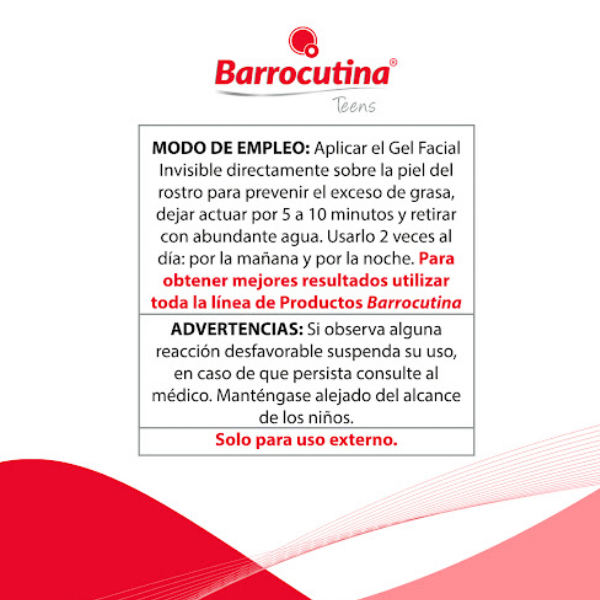 Barrocutina Gel Facial Invisible 20 g FC Pharma - Imagen 3