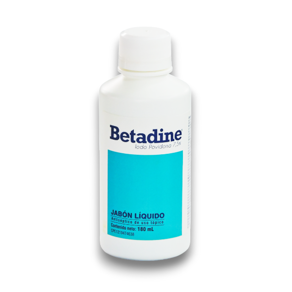 Betadine Iodopovidona 7.5% Jabón Líquido. 180Ml - Farma