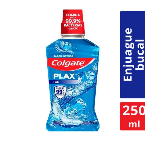 Colgate Plax Enjuague Bucal Ice 250ml
