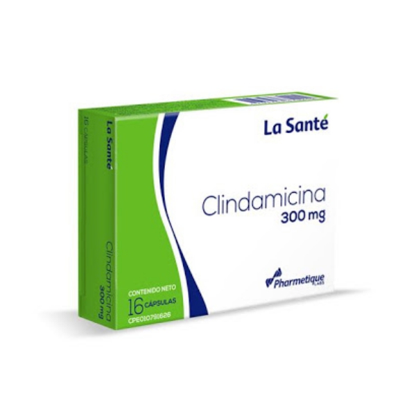 Clindamicina 300mg x 16 Cápsulas - La Santé
