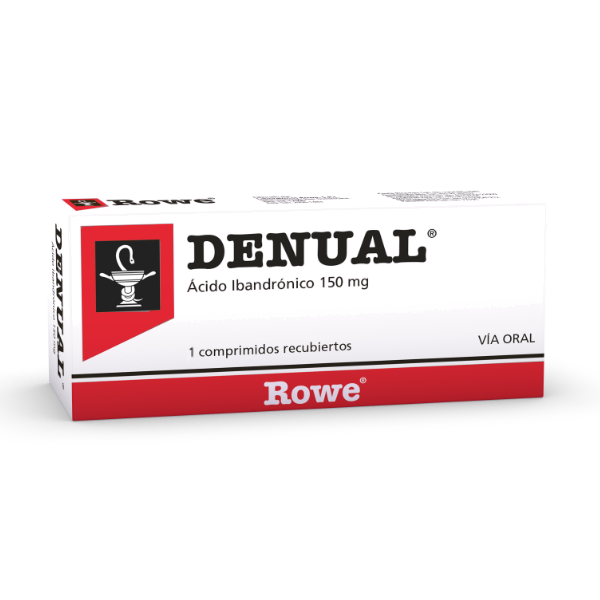 Denual Ácido ibandrónico 150mg x 1 Comprimidos - Rowe