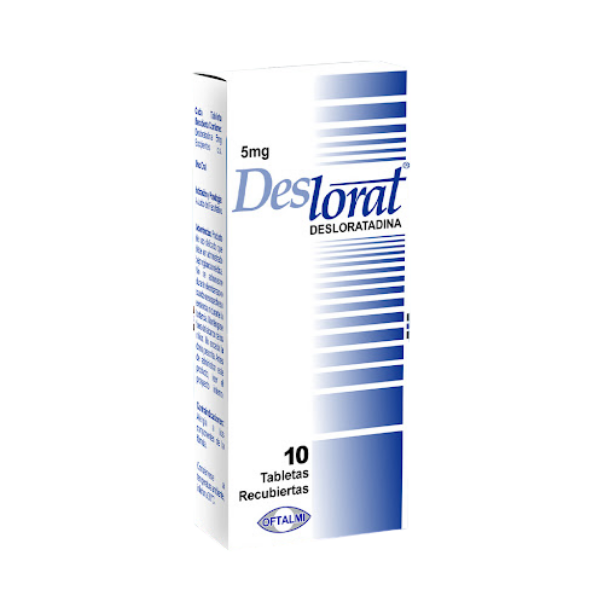 Deslorat Desloratadina 5mg x 10 Tabletas - Vifar