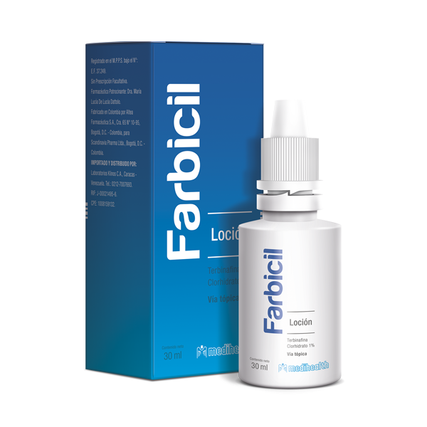 Farbicil Terbinafina 1% Loción x 30ml - Medihealth