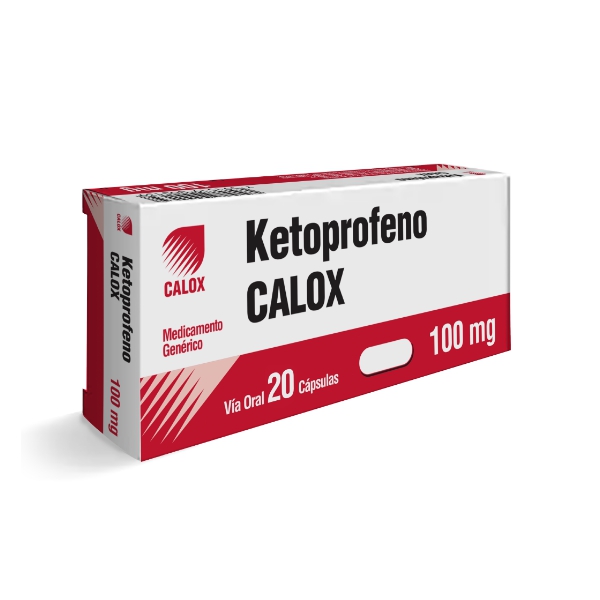Ketoprofeno 100mg x 20 Cápsulas - Calox