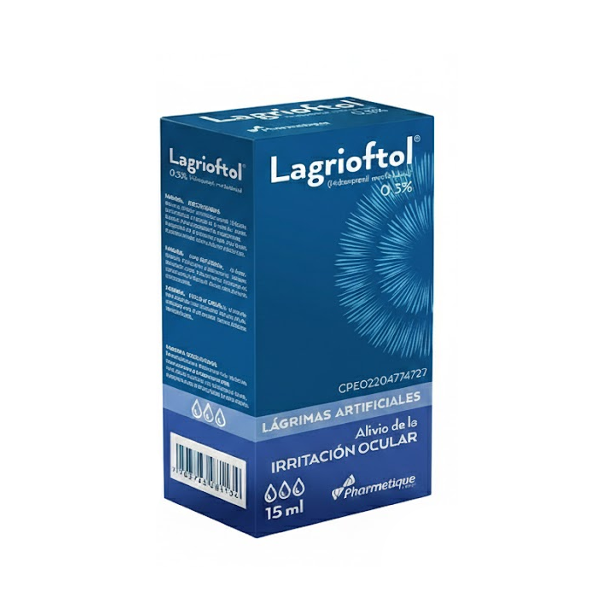Lagrioftol Hidroxipropilmetilcelulosa Solución Oftálmica 0.3% x 15ml - Pharmetique