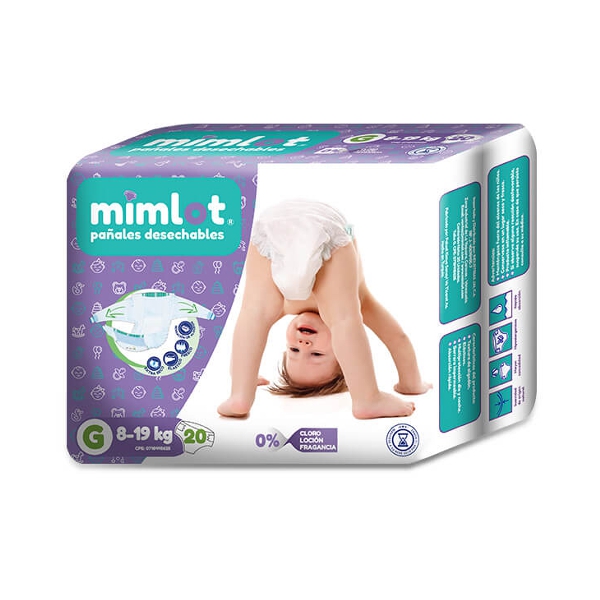 Mimlot Pañal Talla G x 20 Unidades
