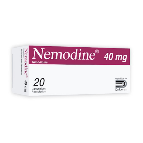 Nemodine Nimodipina 40mg x 20 Comprimidos - Dollder