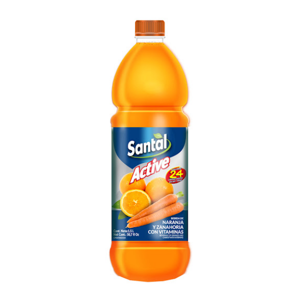 Santal Active Naranja y Zanahoria 1.5Lt