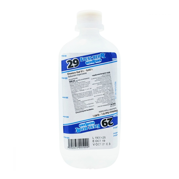 Solución N-29 Dextro-Sal Al 5%-0.45% 500 ml Behrens