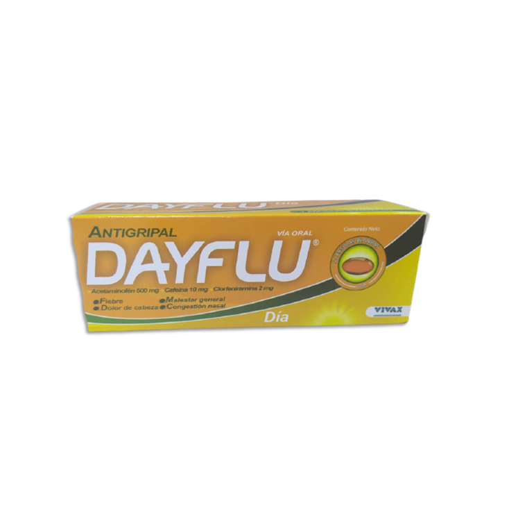 Dayflu Día Acetaminofén+Clorfeniramina X 5 Cápsulas Blandas Vivax
