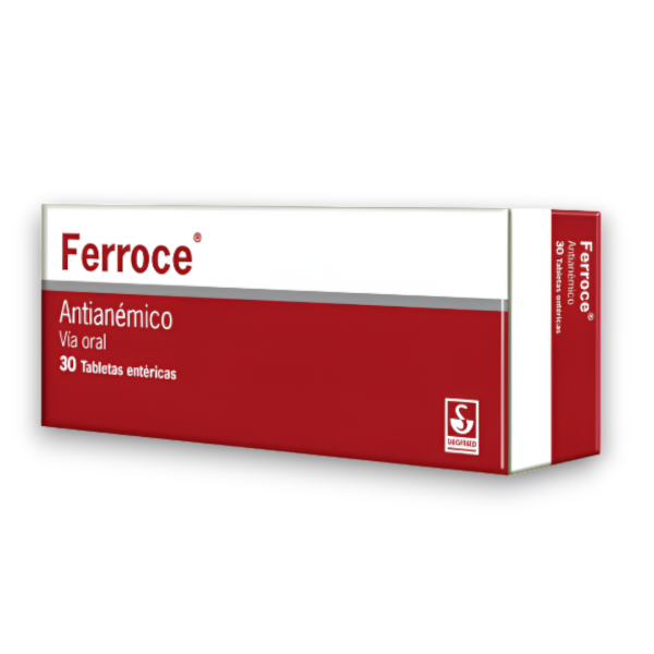 Ferroce Hierro x 30 Tabletas - Siegfried