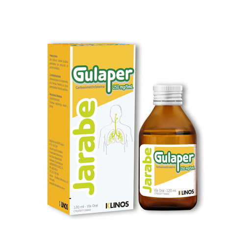 Gulaper Carboximetilcisteína 250mg/5 ml Jarabe Adulto