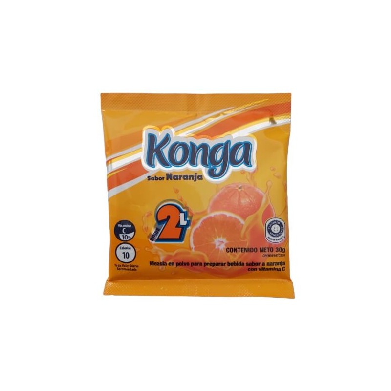 Konga Bebida En Sobre Naraja 30g