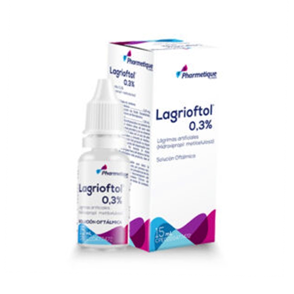 Lagrioftol Hidroxipropilmetilcelulosa Solución Oftálmica 0.3% x 15ml - Pharmetique