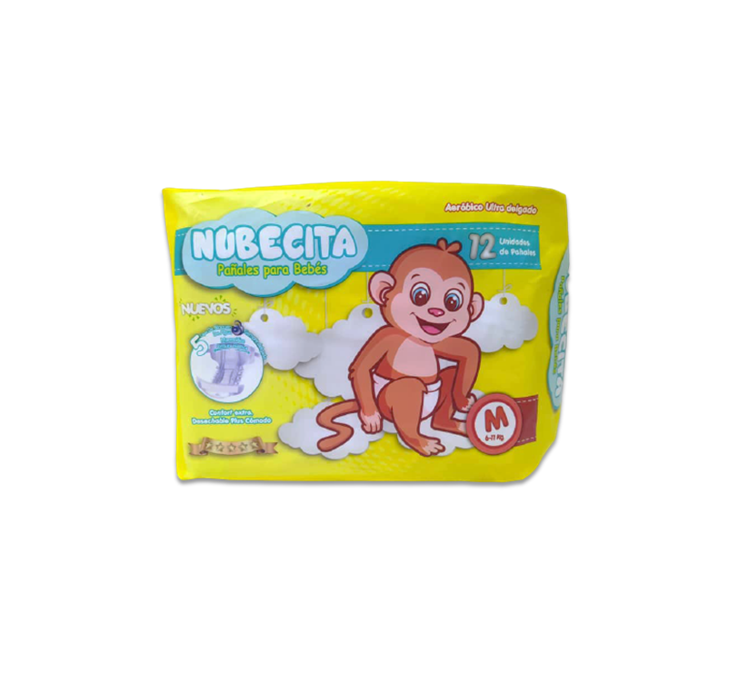 Nubecita Pañal Talla M x 12 Unidades