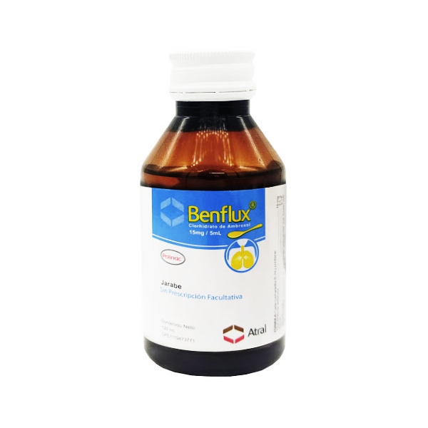 Benflux Ambroxol Jarabe Pediátrico 15 mg/5ml 120 ml Polinac