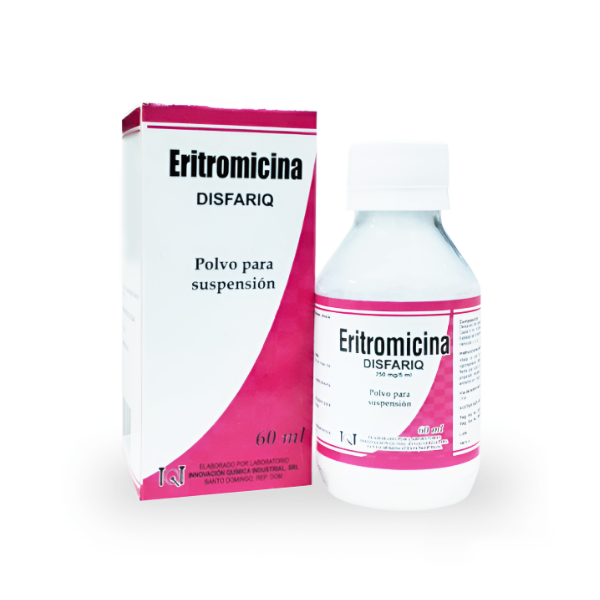 Eritromicina Polvo Para Suspensión Oral 250mg x 60ml - IQI
