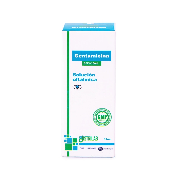 Gentamicina Solución Oftálmica X 10ml Distrilab