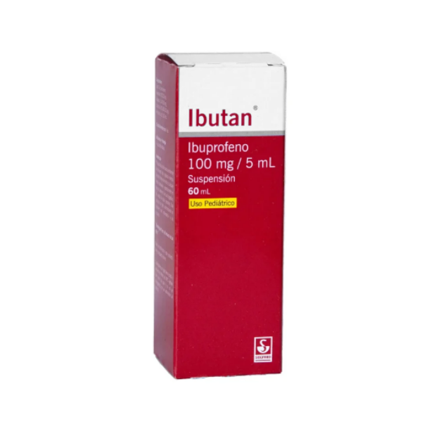 Ibutan Ibuprofeno Pediátrico Suspensión 100mg/5ml 60 ml Siegfried