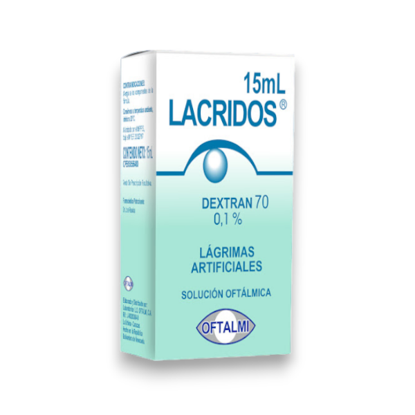 Lacridos Dextran 0.1% Solución Oftálmica 15 ml Oftalmi