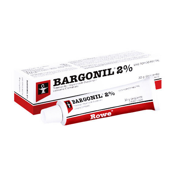 Bargonil 2% Heparinoide+Lidocaína Ungüento x 30gr - Rowe