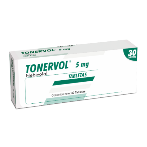 Tonervol Nebivolol 5mg x 30 Tabletas - Farma