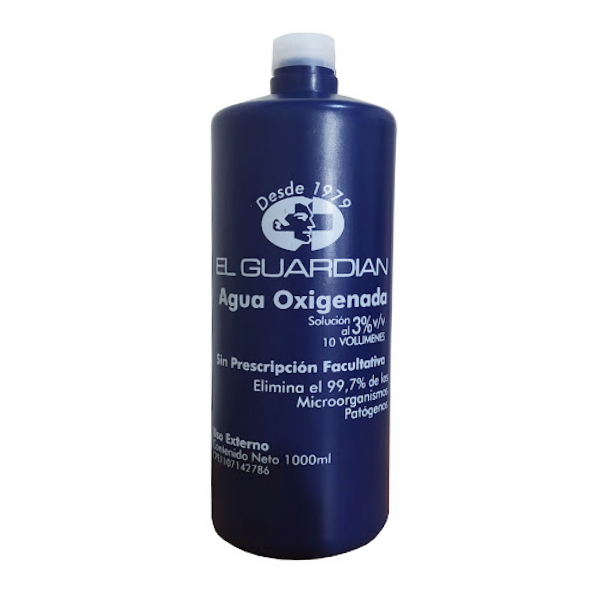 Agua Oxigenada 1 Lt. El guardián