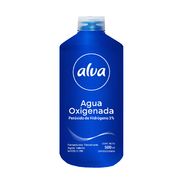 Agua Oxigenada 500 ml Alva